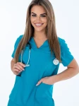 Bluză medicală Laura turcoaz