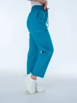 Pantaloni medicali clasici Klara turcoaz