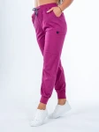 Pantaloni medicali jogger Sara fucsia