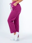 Pantaloni medicali clasici Klara fucsia