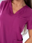Bluză medicală Laura fucsia