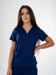 Bluză medicală Laura bleumarin